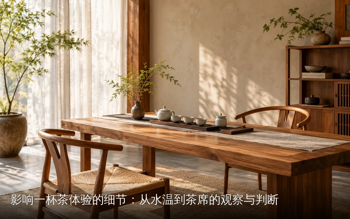 影响一杯茶体验的细节:从水温到茶席的观察与判断
